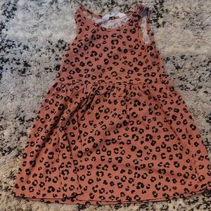 H&M Black and Brown Sleeveless Sundress Casual